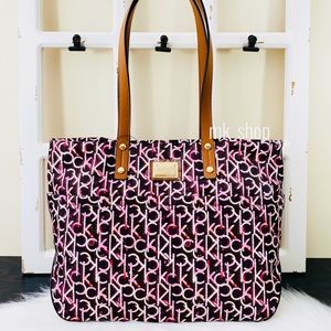 Calvin Klein Nylon Zip Tote Bag